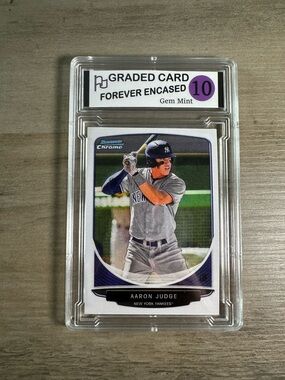 Aaron Judge Rookie 2013 Bowman Chrome Gem Mint 10 Novelty Card. Yankees.